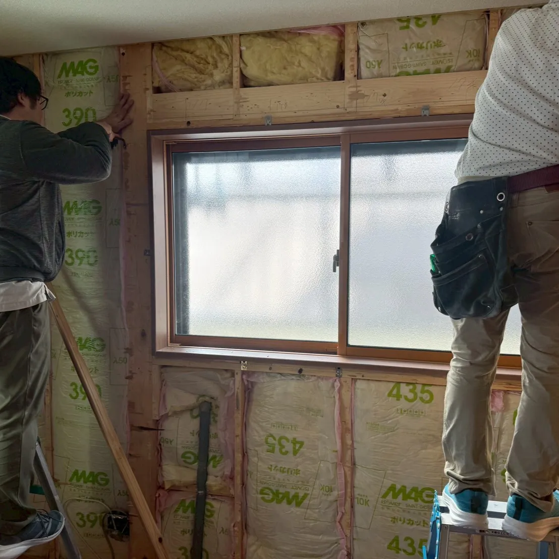 大阪市東住吉区にて、内装リフォーム工事を行っております。